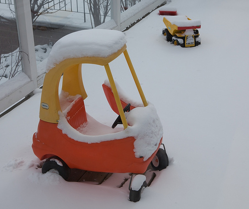 Car in the snow